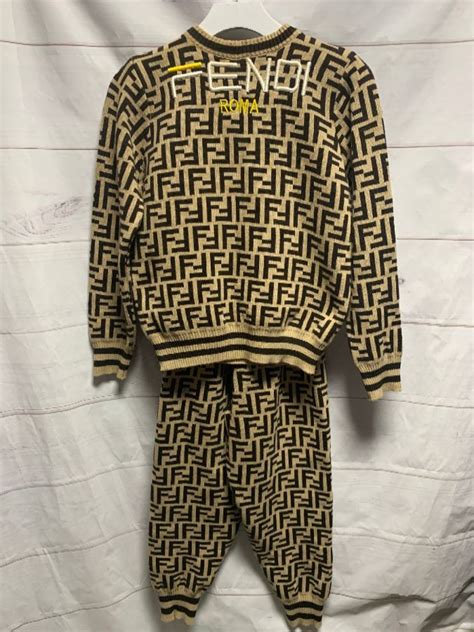 fendi sweatsuit|fendi sweat suit for women.